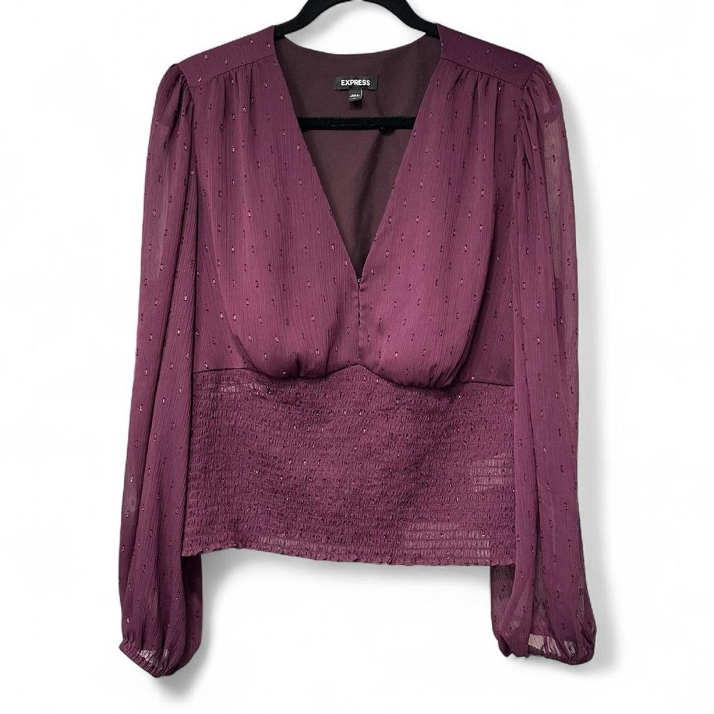 Express Deep Purple Women's Blouse